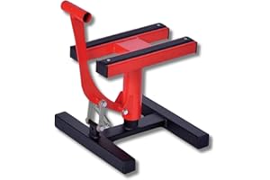 Cruizer - Béquille centrale lève-moto, noir, pour l’entretien de moto cross, enduro, charge maximale 200 kg