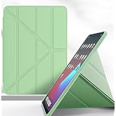Coverzone Lenovo Tab M11 ile uyumlu Kılıfı Kalem Koyma B&ouml;lmeli, Standlı, Uyku Modlu, Şeffaf Arka Y&uuml;zeyli, Silikon ve Suni Der