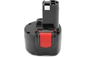 HANAIX 9.6V 4.0Ah Ni-MH Batteria sostitutiva della batteria per Bosch PSR 960 PSR960 BAT048 BAT100 BAT119 2607335272 2607335461 Gsr 9.6VE-2 PSR 9.6VE-2 23609 32609-RT
