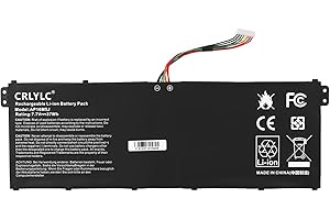CRLYLC 7.7V 37Wh AP16M5J Laptop Akku für Acer Aspire 1 A114-31 A114-32 Aspire 3 A314-31 A314-32 A314-41 A315-21 A315-21G A315-31 A315-32 A315-33 A315-41 A315-51 A315-53 A315-53G 2ICP4/80/104 Battery
