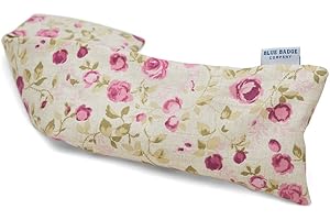 Blue Badge Co Wheat Bags Microwavable Heat Pack in Mulberry Rose Fabric, Machine Washable Wheat Warmer Bag, Lavender Scented Natural Wheat Grains for Pain Relief Such as Neck and Shoulder