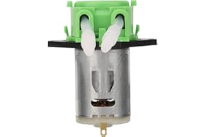 TKSE 12v Peristaltische Pumpe, 3x5mm Dosierpumpe Peristaltikpumpe Chemische Wasserflüssigkeit Mikro Wasserpumpe Für Die Chemische Analyse Im Aquariumlabor Feinchemikalien Biotechnologie (grün)