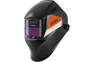 DOKA Careta Soldar Automatica, Mascara Soldar Automatica, DIN 3/11, 90x35mm, Camaleón, MMA MIG MAG TIG, Careta Soldar, Mascara de Soldar Automatica, mascara de soldar, Gafas de Soldar PRO1
