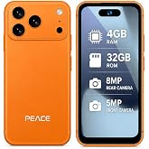 PEACE Mi5 Pro Android Smartphone | 4GB RAM + 32GB Storage | 4.05-inch QHD Display | 8MP Rear Camera | 5MP Front Camera | Dual SIM 4G Volte | 2500mAh B