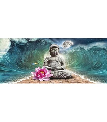ZHUMUTO Diamond Painting XXL Set – 40x70 Cm Mandala, 5D Diamanten, Inkl. Werkzeug Für Erwachsene