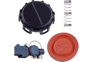 ICYWINK Motorventildeckel Kompatibel mit MK6 MK5 Focus MK2 Transit Cmax 1.6 TDCi C2 C3 C4 Berlingo DS3 R55 Dispatch 1007 206 3008 1.6 HDi S40 V50, Motorventildeckel Wastegate-Abdeckung