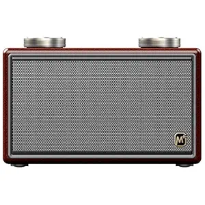 Matata MTMI18L 2.1 Channel Retro Style Integrated Speaker True 20 Watt, LED Display, Multi Connectivity - Wireless Bluetooth/AUX/USB (Brown)