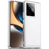 Liisooka Case for Realme GT 7/GT 7T 5G Military Drop Protection Anti-Yellow Anti-Scratch Hard PC Back Case Ultra Thin Shockpr