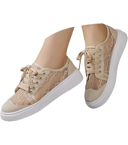 Baskets à Semelles Compensées en Maille Respirante pour Femme, Chaussures Canisées Décontractées, Nouvelle Mode, Été  322