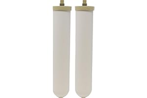 Doulton BioTect Ultra Ceramic Drinking Water Filter Cartridge Candle 10 inch M12 Thread for Doulton Filtadapt Housing Part no. W9123063 (2 Pack)