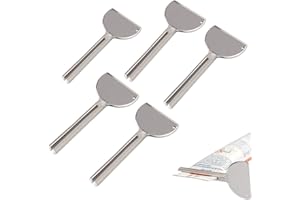 REYOK 5Pcs Presse tubes Dentifrices en métal Enrouleurs Clé Tube Squeezer Rolling Tool pour tubes Crème Salon de Coiffure dentifrice Enrouleurs Clé Presse tube