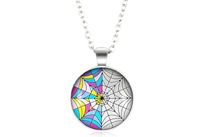 ANBOBILI Halskette, Necklace, Kette mit Anhänger, Ornament Ketten für Damen, Schmuck, für Geburtstag Party Dekorationen Zubehör, Kostüm Accessoire