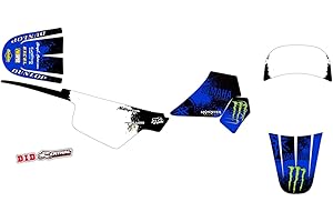GRAPH COVER Kit Motocross Yamaha PW 50 Splash blau