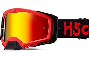 ‎SGTTX SGTTX Motocross-Brille Antibeschlag staubdichte Motorradbrille MTB ATV Mountain Downhill Trail Dirt Jump Radfahren Offroad Racing MX-Brille mit abreißbarer Moto-Brille für Helme Männer Frauen
