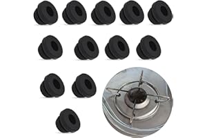 VLYX Passacavo per fornello, 12 pezzi Passacavo per fornello per camper Passacavo in gomma Piedini in gomma per fornelli per camper Compatibili con aste Smev e Thetford da 5 mm