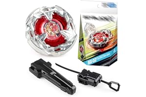 HTGWCG Starter Pack Sword, avec Toupie de Compétition, Lanceur, Spinning Gyro Hot Series, Jouets pour Enfants à Partir de 7 Ans, pour Garçons et Filles, Cadeau d'anniversaire, Motif du Dragon (Orange)