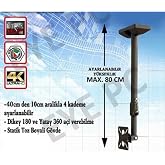 Lg uyumlu Samsung uyumlu 22 24 28 30 32 İn&ccedil; Lcd Led Tv Tavan Askı Aparatı