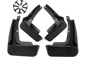 KMQRDZI Mud Flaps Splash Guards for VW Golf 8 MK8 R-Line GTI/GTD/GTE 2020-2023, 4 Pcs Splashproof Front Rear Car Fenders, No Drilling Auto Mudguards, Decorative Wheel Protection Baffle Accessories