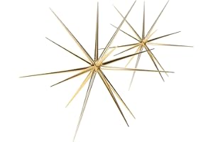 com-four® 2X Estrella Navideña para Colgar - Decorativa Pequeña y Grande para Decoración Navideña - Estrella para Decoración de Nochevieja, Boda, Fiesta