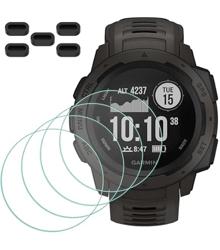 Brotect AirGlass Pellicola Protettiva In Vetro Per Garmin Instinct 3 AMOLED 50 Mm (3 Pezzi)