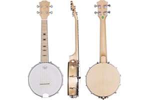 Kmise - Ukulélé à 4 cordes - 58 cm - En bois de Sapele Concert 23 inch (MI1904-FBA)