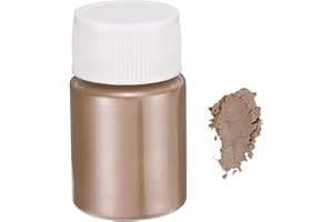 QUARKZMAN 15g/0,5oz Polvere Mica Naturale Polveri Pigmenti Resina Epossidica per Resina Colata Vernice Auto Coloranti Arti Mestieri Fai Da Te, Caffè