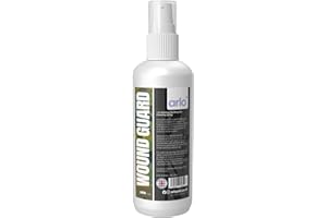 ARLO. Wound Guard Antibacterial Spray 300ml | Dog & Cat Skin Cleansing Mist for Minor Cuts, Grazes & Hot Spots | No-Sting Moisture Shield for Irritated Skin | Pet First Aid Formula for Animals