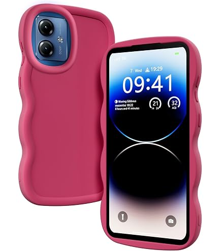 HGJTF Custodia per Motorola Moto G14 (6.5), Ultra Sottile Morbido Silicone Anti-Graffio Case Nero TPU Bumper Protezione Anti-Caduta Cover per Motorola Moto G14 - Contrasto