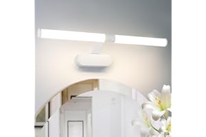 ‎HOMEFIRE Homefire LED Spiegelleuchte Bad 60CM - Spiegellampe Badezimmer 8W Wandlampe Wand BadlampeIP44 Badleuchte Neutralweiß 4000K Modern Wasserdicht Weiß Wandleuchte für Küche Keller Badschrank