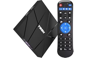 SIDIWEN Android TV Box 10.0, Android TV Box 1GB RAM 8GB ROM Allwinner H616 Quad-Core Smart Box, Soporte 6K, H.265 3D, 2.4G WiFi 10 / 100M WLAN Ethernet