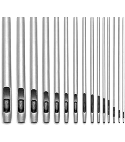 12 Pezzi Rotondo Punzone Cavo In Acciaio Set Di Punzoni Foro