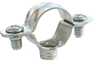 SOMATHERM FOR YOU, Collier de fixation simple en acier nickelé pour tube Ø16 mm - Sachet de 10 pièces - Solution économique pour la fixation de tubes rigides - Durable et résistant