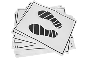 FAVOMOTO 50Pcs Papier Auto Fußmatten Einweg Fußmatten Fuß Pads Automotive Innen Schutz Abdeckung Blatt Werkstatt Teppich FußMatten Auto Auto Matten FußMatte Auto Fussmatten Auto FußMatten Schwarz/Weiß