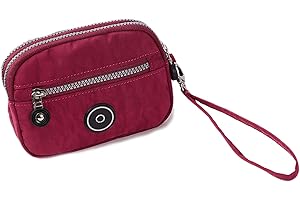 GFM® Womens Very Small Nylon Wristlets Or Large Envelope Clutch Purse Bag (NCB-13)