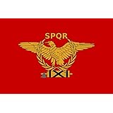 magFlags Flagge: Large New SPQR | A New SPQR Flag | Querformat Fahne | 1.35m² | 90x150cm » Fahne 100% Made in Germany