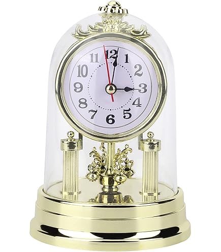 Tafel klok Salt&Pepper 20cm goud - Trendy Living
