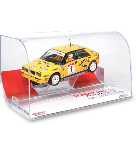 Voiture Slot SCX Fiat Panda Dakar – échelle 1/32, Aimant Néodyme, Compatible Scalextric – Course Familiale