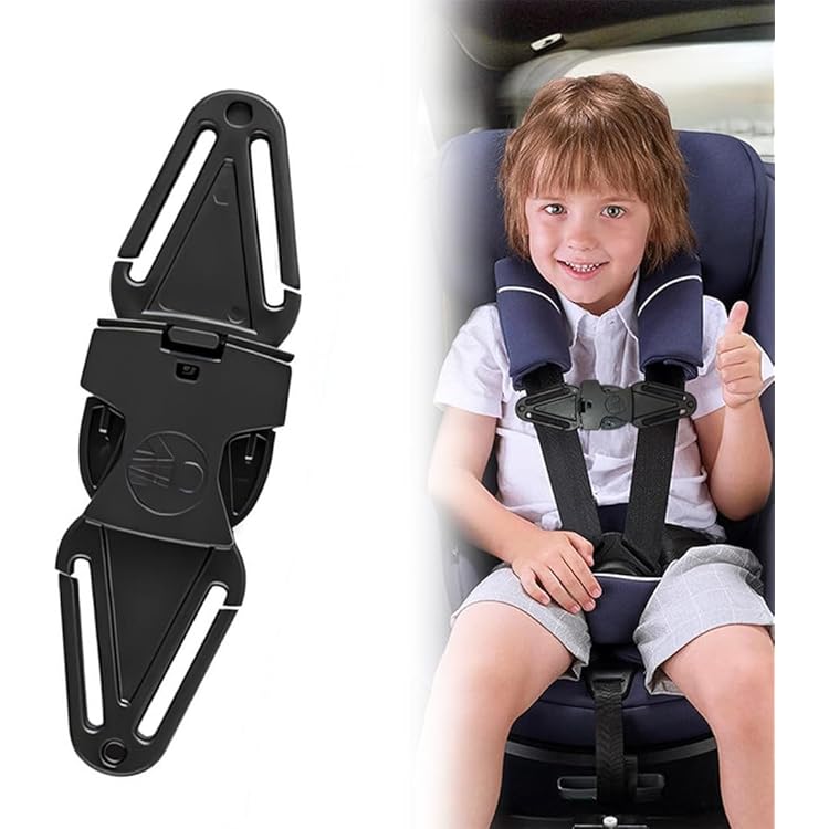 Besafe Lot De 2 Sangles De Sécurité Pour Siège Auto – Harnais De Sécurité Pour Enfants – Verrouillage Sécurisé Pour Sièges D'enfants, Poussettes, Chaises Hautes
