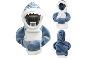 EIHI Schalthebel Hoodie schaltknauf hoodie auto deko Haiform Auto Schaltknauf Hoodie Schalthebel Auto Schaltknauf überzug für Auto Dekoratives