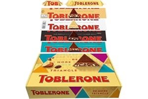 ‎TOBLERONE Toblerone Lovers Schokoladen-Geschenkkorb - Geschenkbox Auswahl - Schweizer Milchschokolade mit Honig und Mandelnougat Schokolade