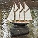 Produktbild Antikas - Modellschiff aus Holz, Dreimaster Schiffsmodell, Yacht, Schoner