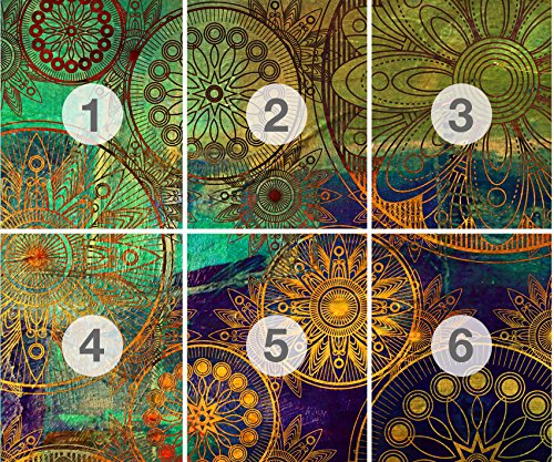 FOTOTAPETE GOLDENE ORNAMENT KREISE Nr:6T-125 300x250cm Wanddekor Kinder Bordüre - 2