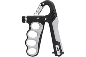 Swiftctrl Hand Grip Musculation Main, Réglable de 5 à 100kg Poignet Musculation avec Compteur, Avant Bras Muscu Trainer - Pour les sportifs et la
