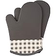 Gants De Cuisine Résistants à La Chaleur Cooksmart - Longs 35 Cm, Antidérapants - Protection Mains Et Bras Pour Four, Casseroles