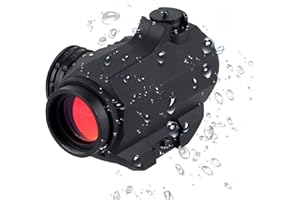 ToopMount Red Dot Sight Rifle Scope 1x20mm 2 MOA Dot Tactical Mirino con copertura in gomma per sport all'aria aperta