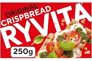 Ryvita Original Crispbread, Low Fat, Healthy Snack, High in Fibre, 250 g