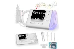 ‎PAHTTO PAHTTO Nasensauger elektrisch für Babys, mit 9 einstellbaren Saugstufen, Beleuchtung und Musik, Nasensekretsauger Linderung Schleimlöser für verstopfte Nasen