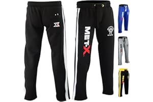 Met-X Joggers for Men UK, Work Trousers Men Tracksuit Jogging Bottoms with Pockets, Running Leggings Loose Fit Sweatpants, Lounge Pyjamas Pants, Workout Training Gym Wear Clothes