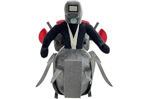 GUUIESMU The New Upgraded Titan Cameraman,Upgraded Titan Clockman Plushie,Skibidi Toilet Titan Cameraman,Skibidi Toilet Plush Titan Cameramanspeealerman,For Kids Fans Halloween Christmas Birthday Gifts (A)