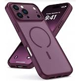 MagSafe Uyumlu iphone 18 promax Kılıf Burgundy Cherry (iPhone 18 Pro Max) | Mat Y&uuml;zey Manyetik Şarj Desteği &Ouml;zel Renk